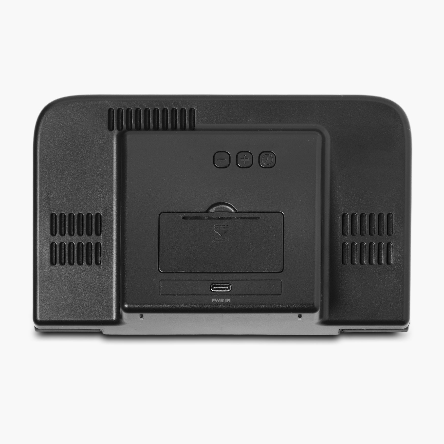 Travel Alarm Clock with Wireless Charging Station for iPhone, AirPods, and Apple Watch (iWW7) - ihomedotcom