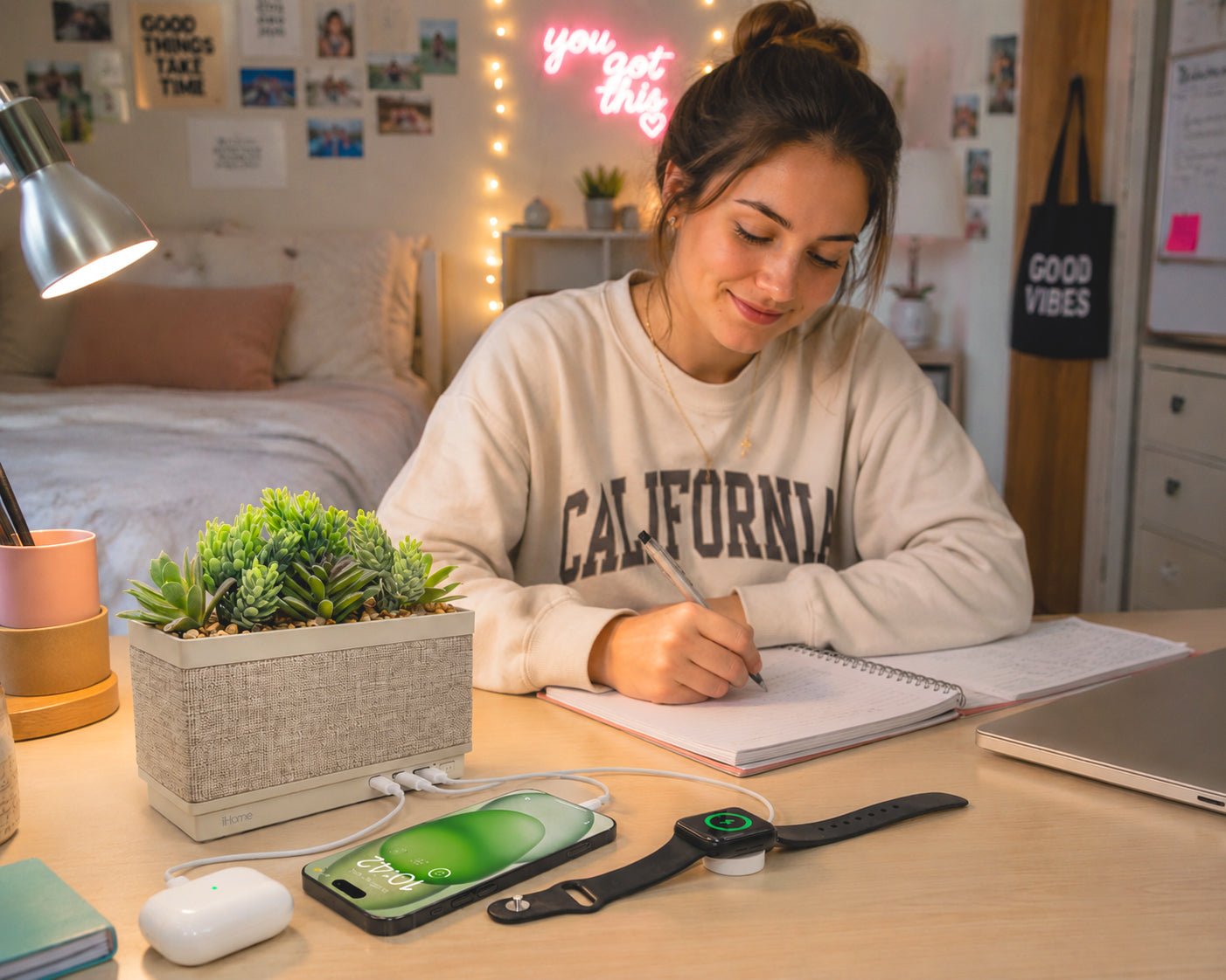 College Dorm Décor That Does More: Style, Sound & Charging for Small Spaces - ihomedotcom