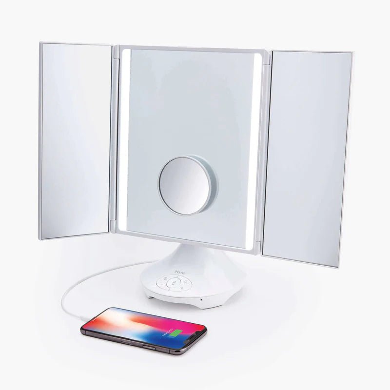 Elevate Your Routine with the Perfect Vanity Mirror: Lights, Bluetooth, and More - ihomedotcom