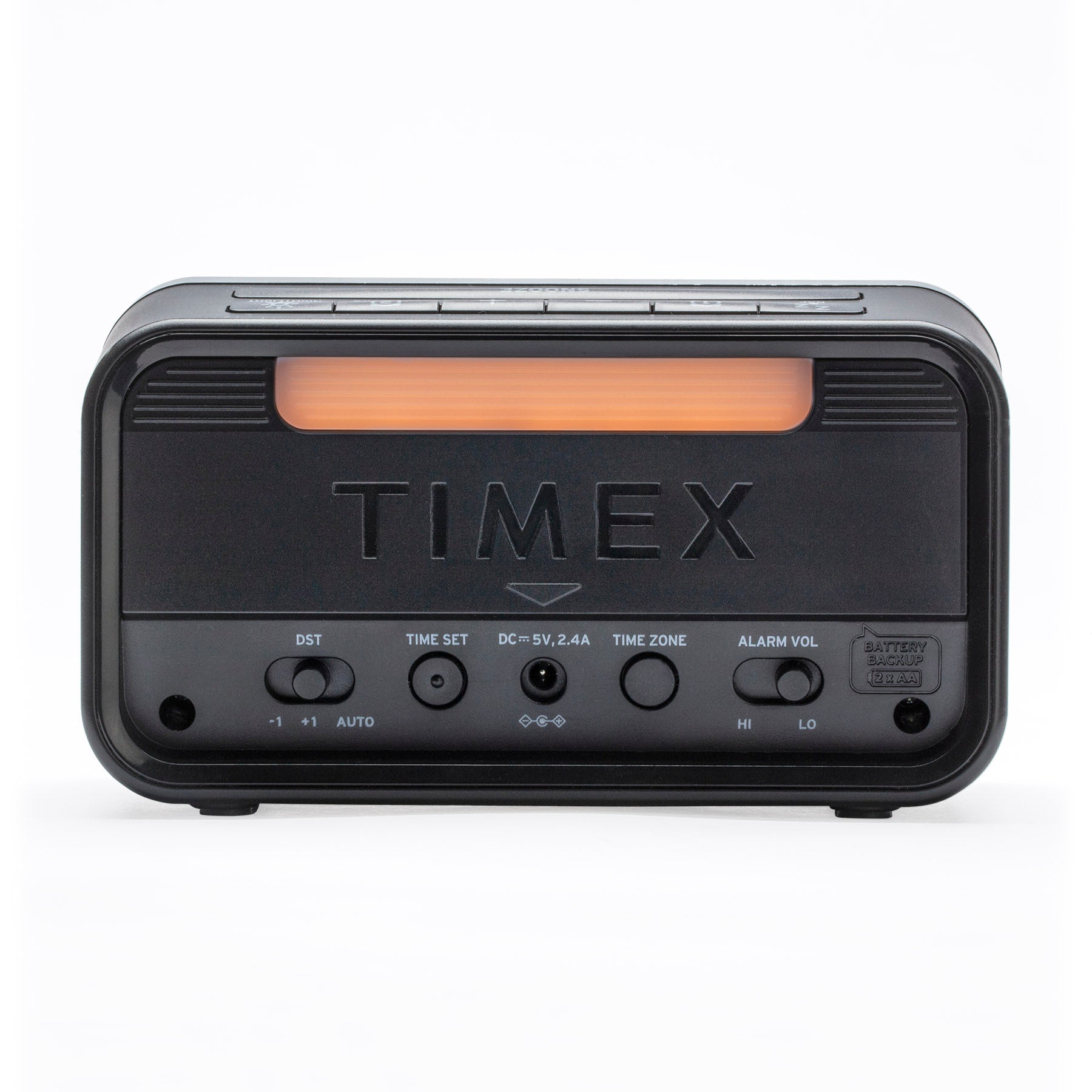 Timex Alarm Clock with Night Light and 2 USB Charging Ports (T1300)