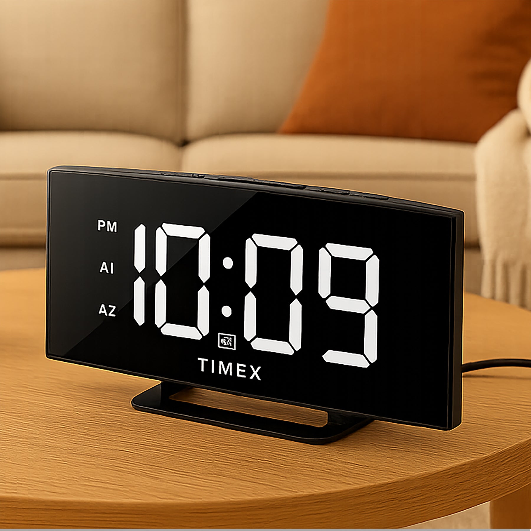 Timex Alarm Clock with Large Display and Battery Backup (T334)
