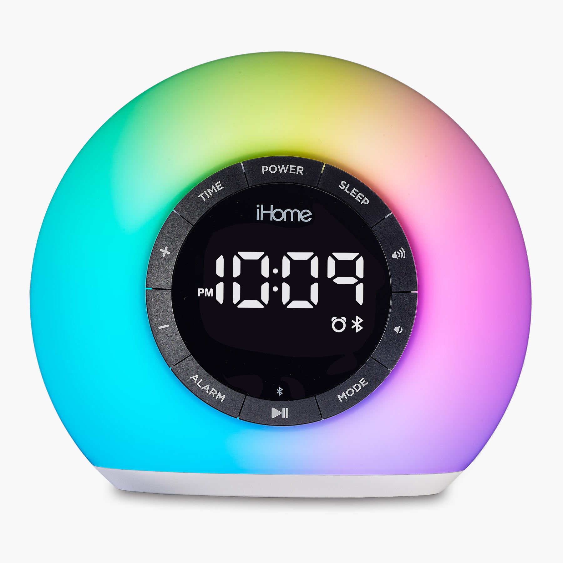 Sunrise Alarm Clock Radio with Color Changing LED & Bluetooth Speaker