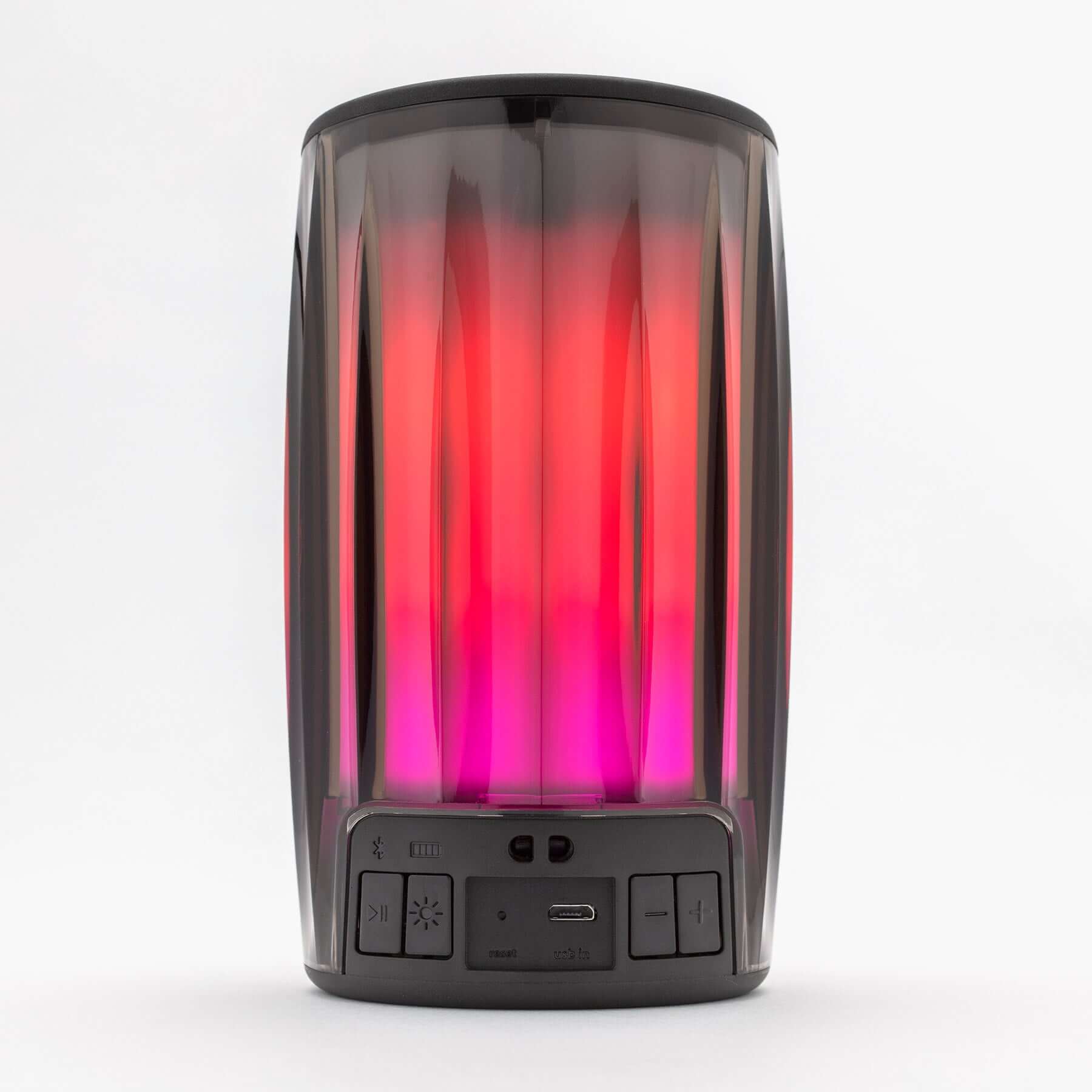 Bluetooth Speaker with Color Changing Lights, Portable and Rechargeable (iBT780) - ihomedotcom