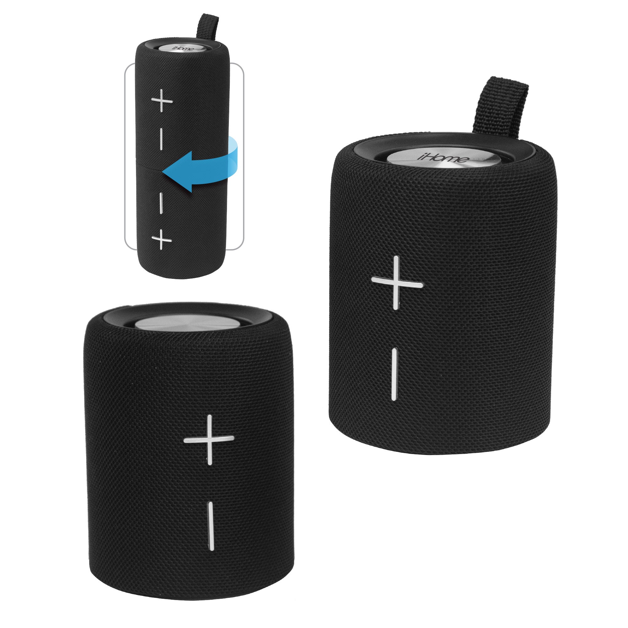 Bluetooth Split Speaker with Wireless Stereo and Enhanced Bass (iBT430) - ihomedotcom