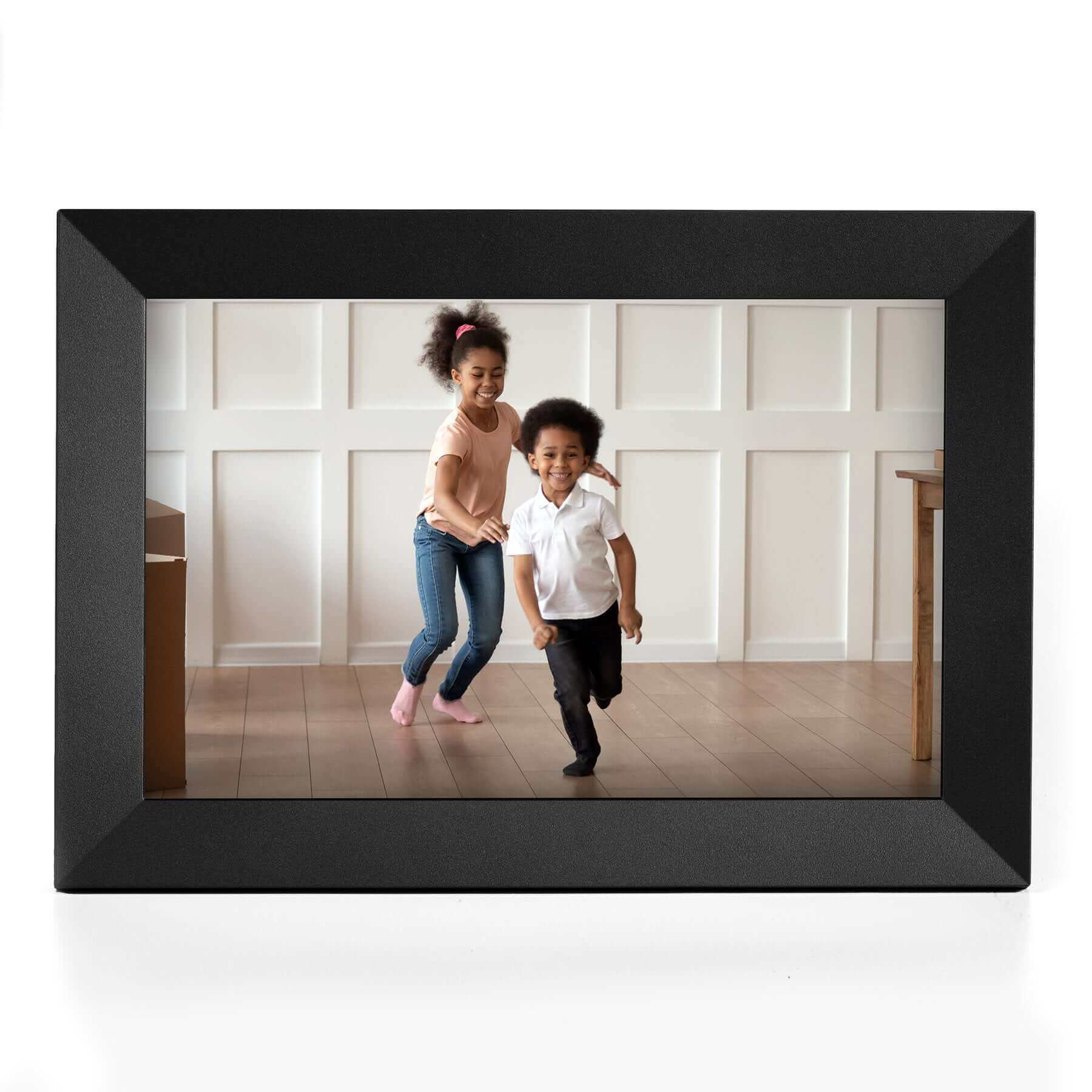 Digital Picture Frame with Wifi and 16G Memory, Compatible with Frameo App – Black (iPF1016B) - ihomedotcom