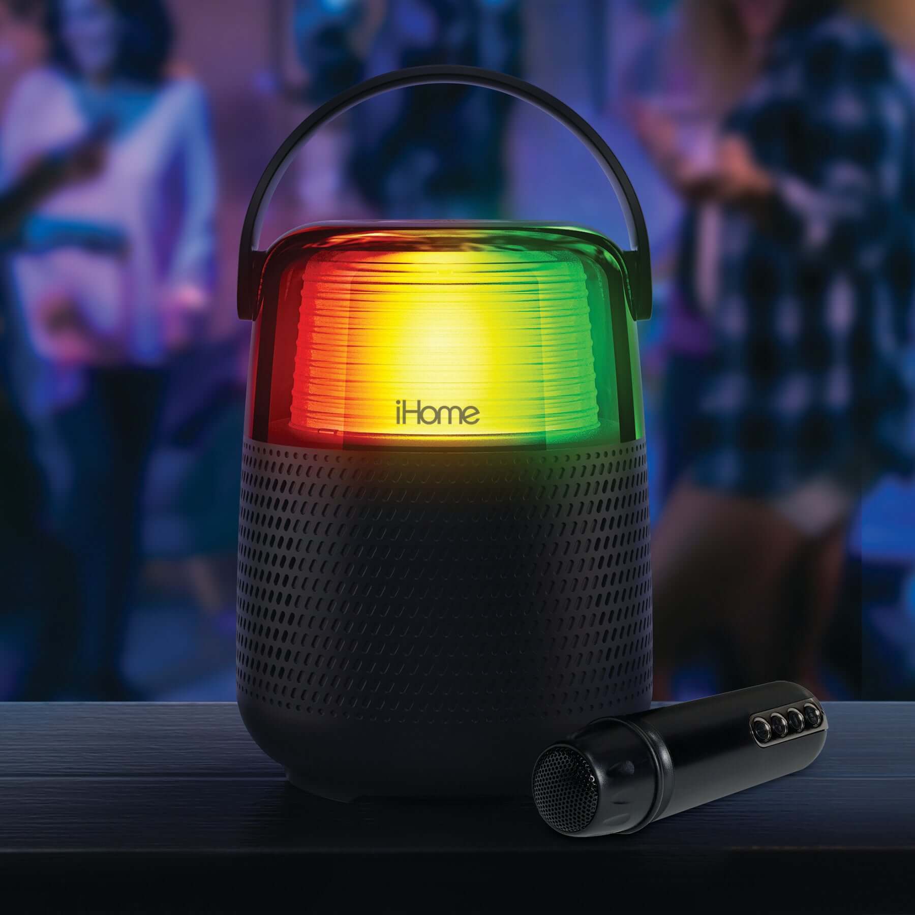 Karaoke Machine with Bluetooth Speaker and Karaoke Microphone (iKBT70) - ihomedotcom