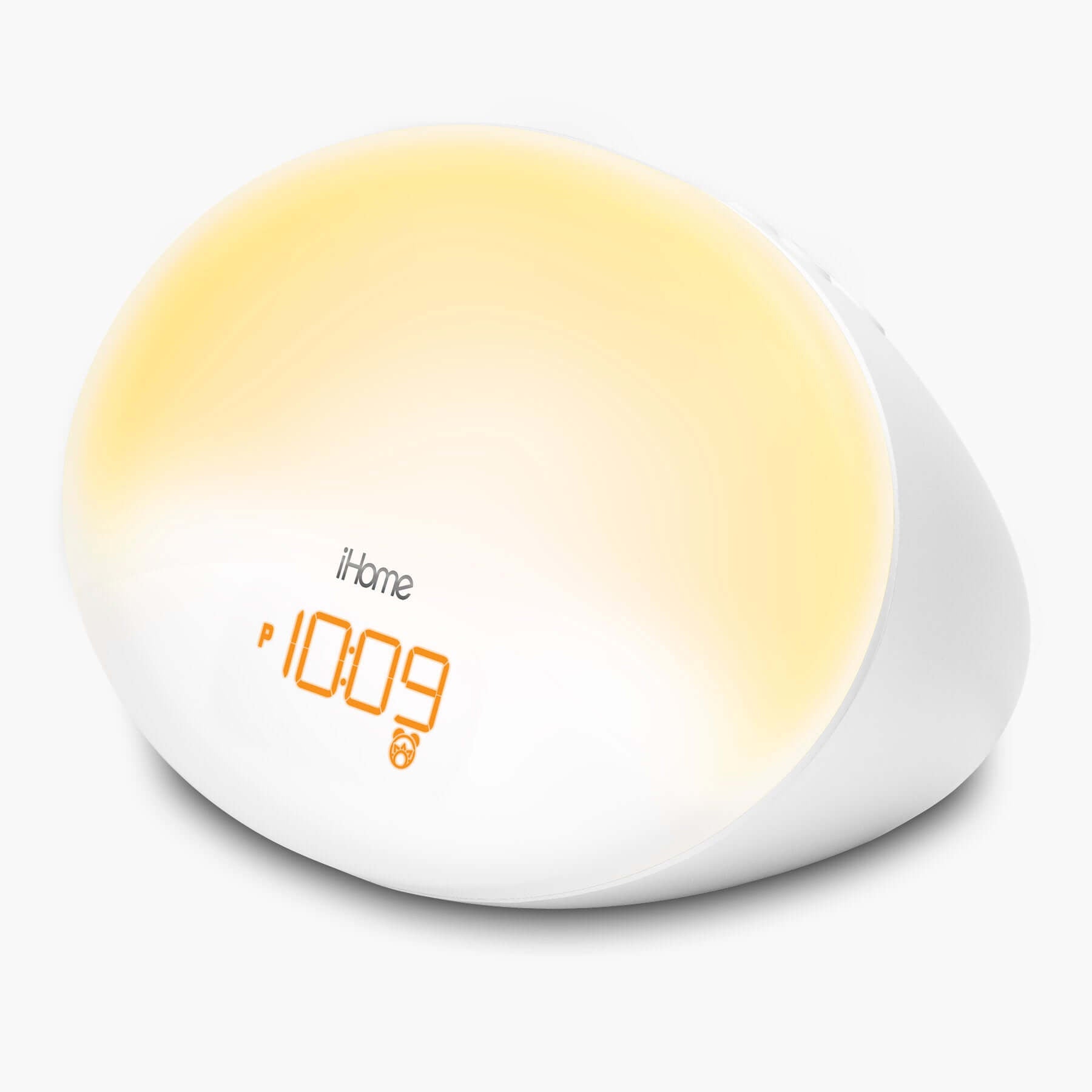 Sunrise Alarm Clock with Sleep Sounds and USB Charging (iZBT3) - ihomedotcom