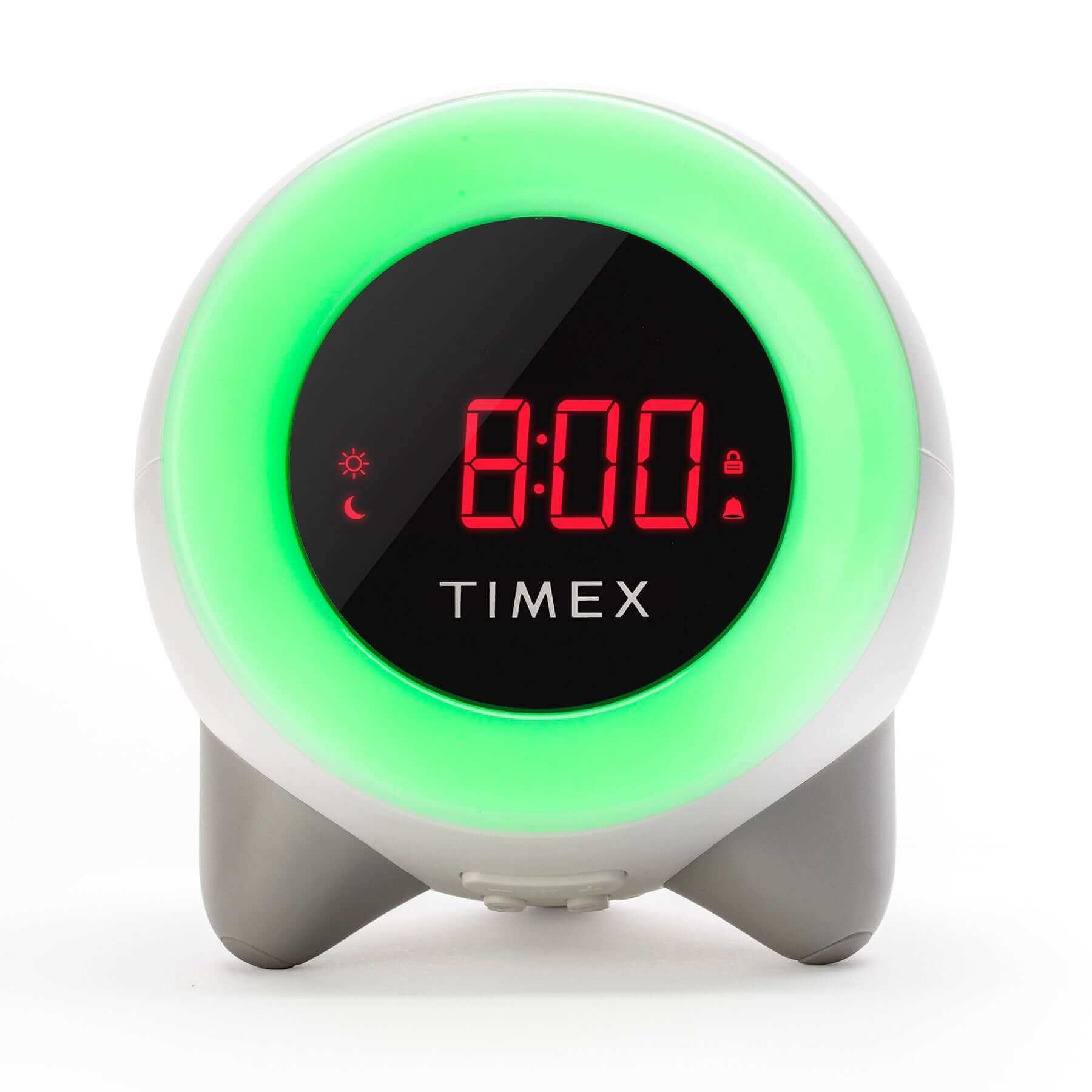 Timex Sleep Training Alarm Clock with Night Light and Sound Machine (TK321) - ihomedotcom