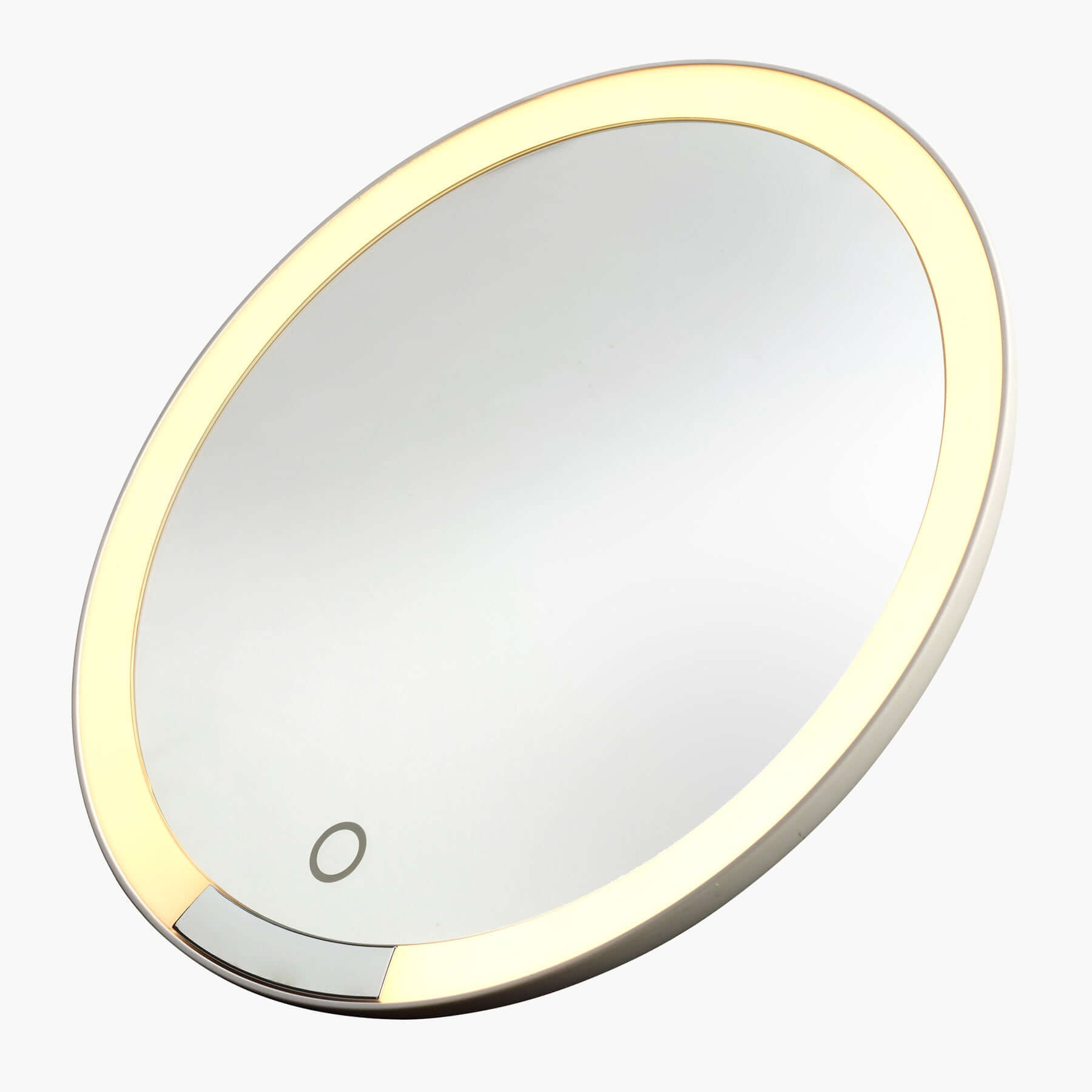 Travel Makeup Mirror with Lights and Bluetooth Speaker (iCVBT9W) - ihomedotcom