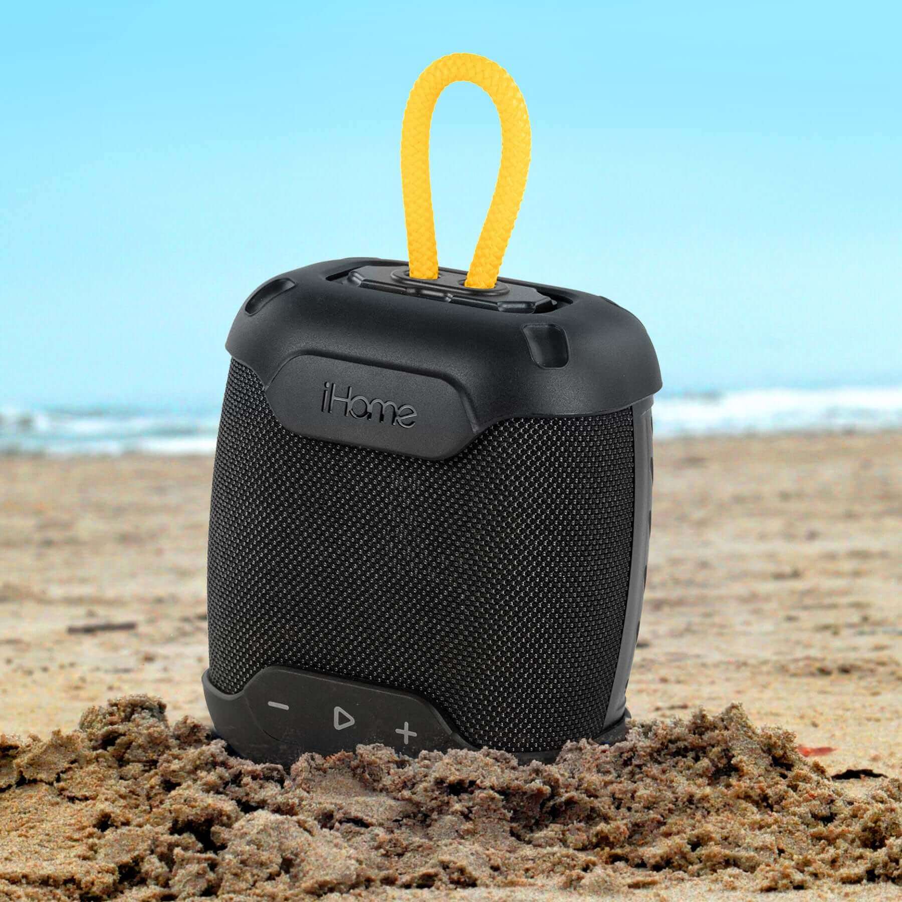 Waterproof Bluetooth Speaker with 38 Hour Mega Battery, Portable and Rechargeable (iBT550) - ihomedotcom