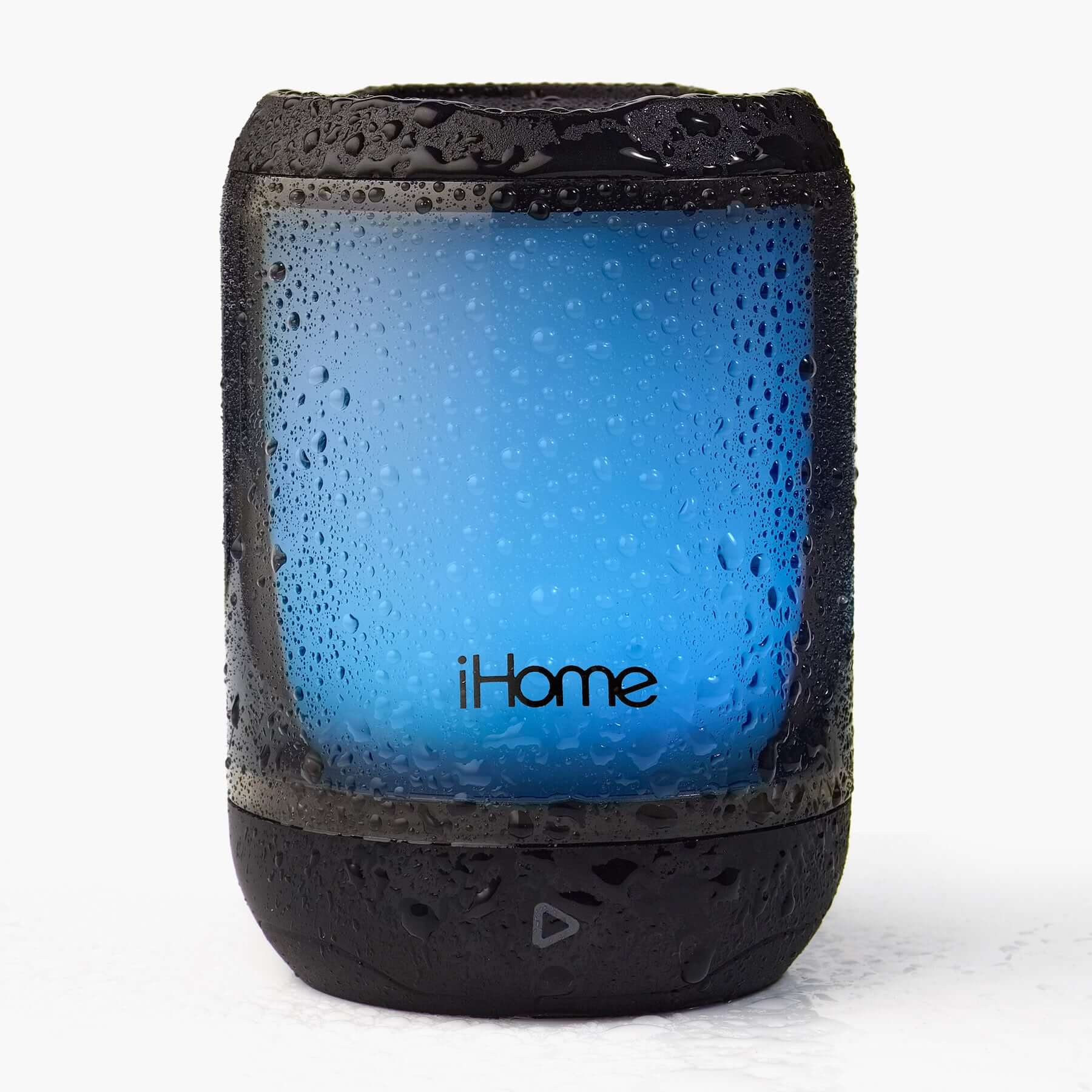 Waterproof Bluetooth Speaker with Color Changing Lights, Portable and Rechargeable (iBT800BOL) - ihomedotcom