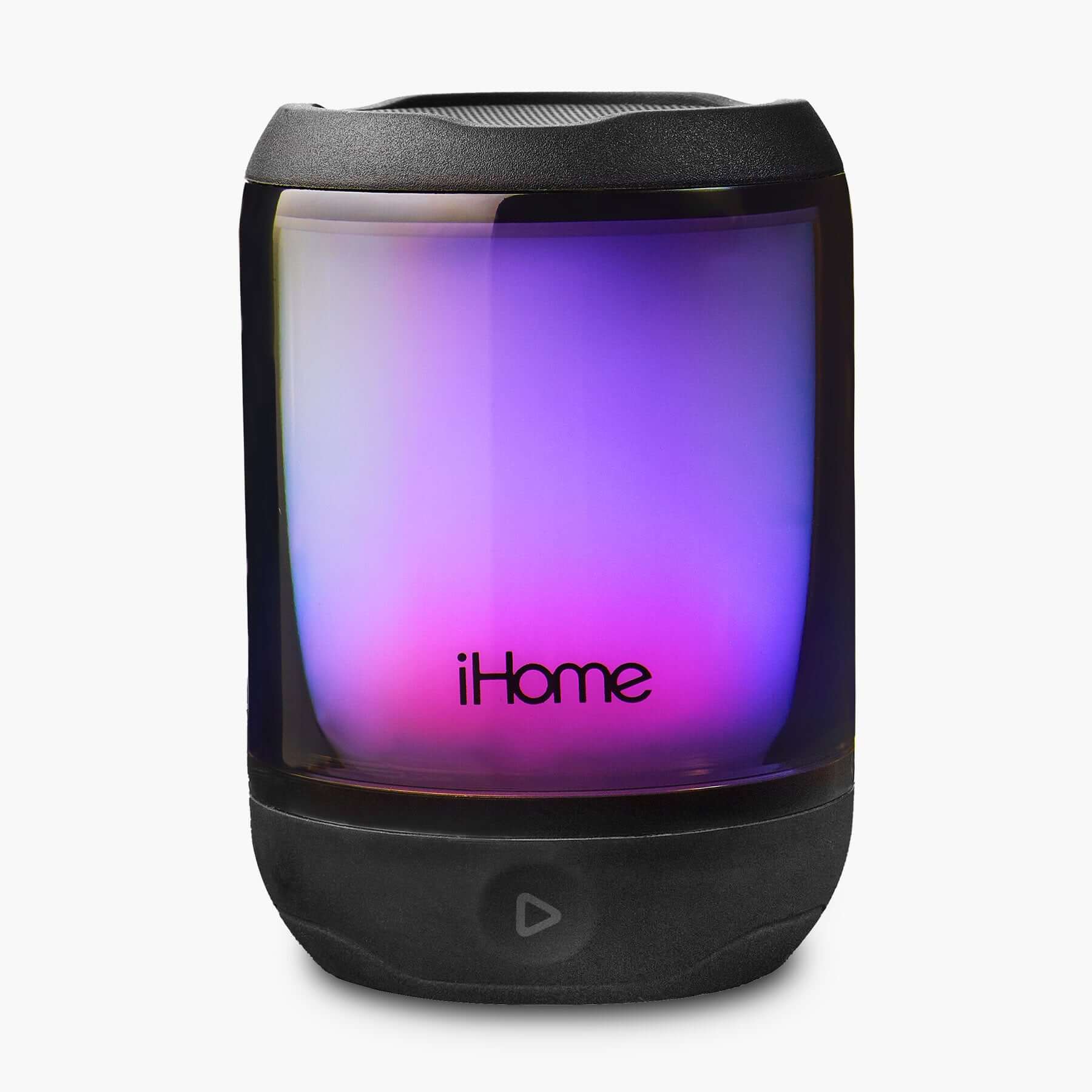 Waterproof Bluetooth Speaker with Color Changing Lights, Portable and Rechargeable (iBT800BOL) - ihomedotcom