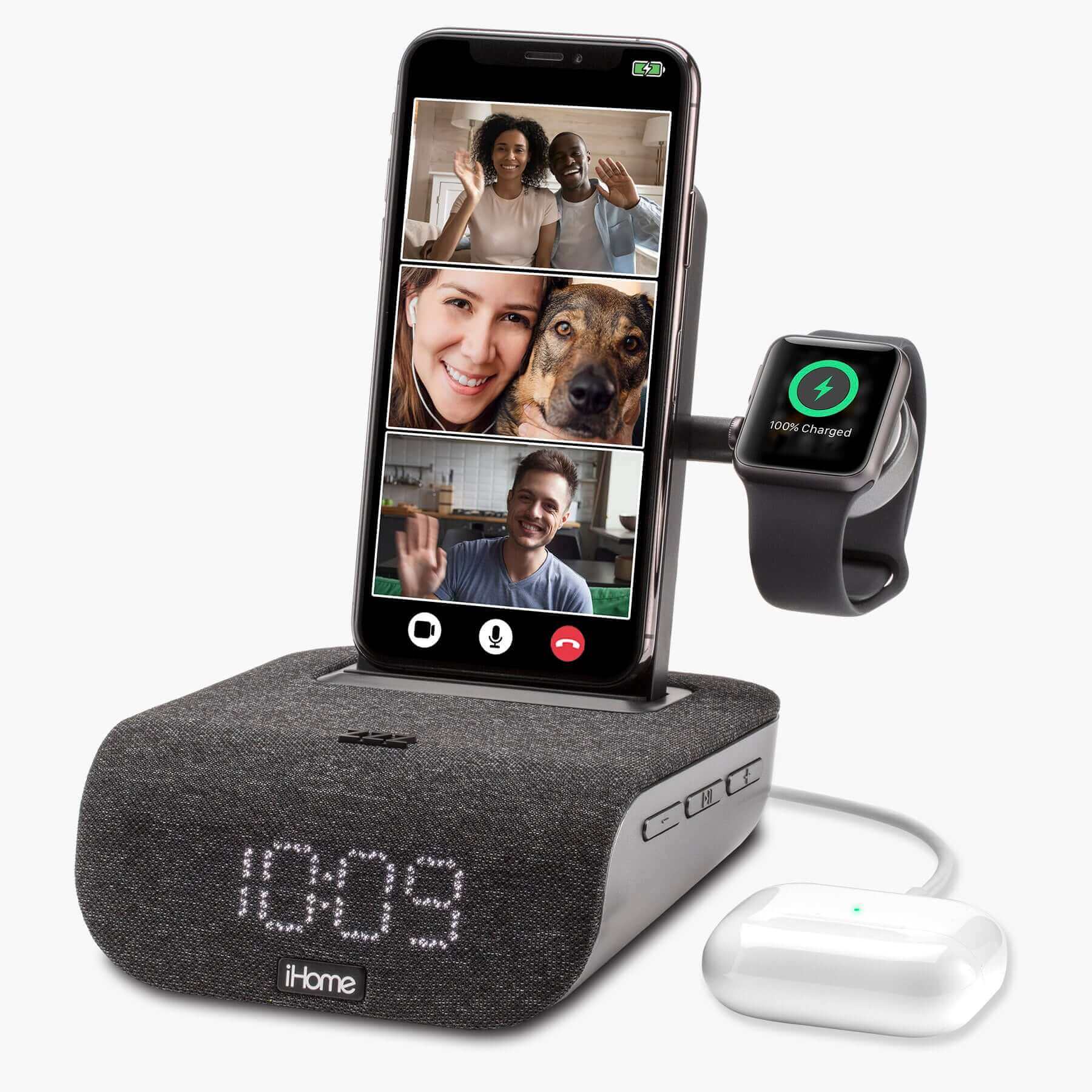 Ihome Alarm Clock Radio Ihome Charger Wireless Wireless Charging