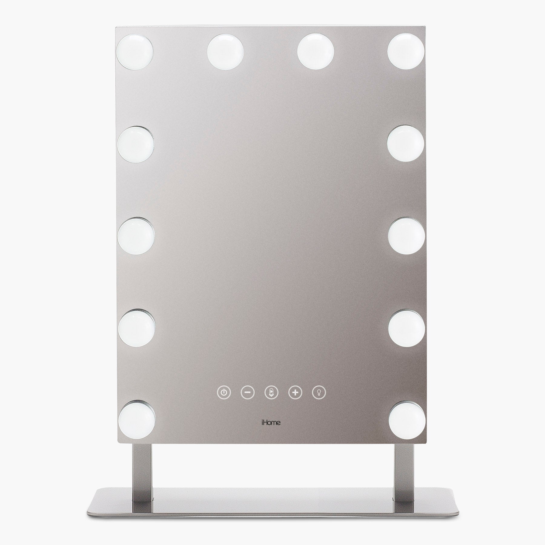 Vanity Mirror with Lights, Luxury Hollywood Mirror Includes Bluetooth Speaker, USB Charging, and Magnifying Mirror (iCVBT15)
